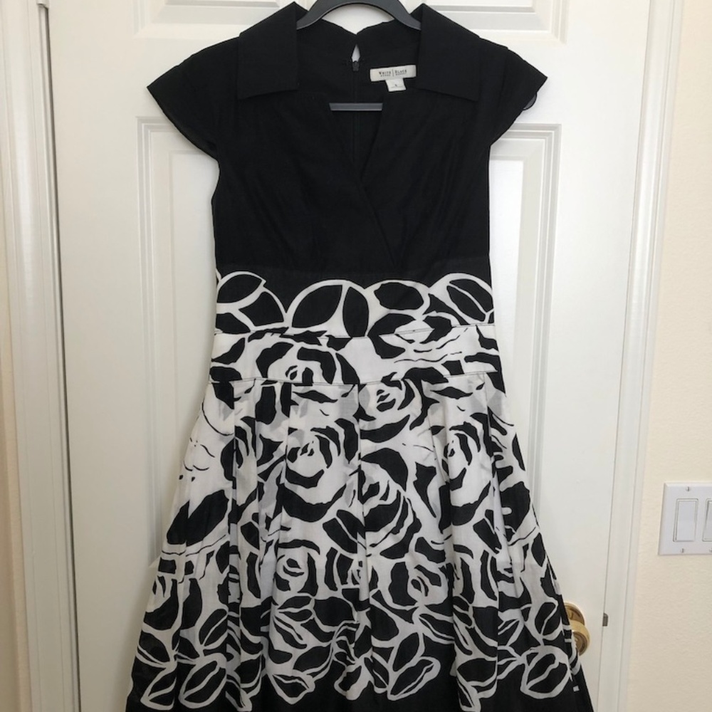 Black and White Dress With full skirt